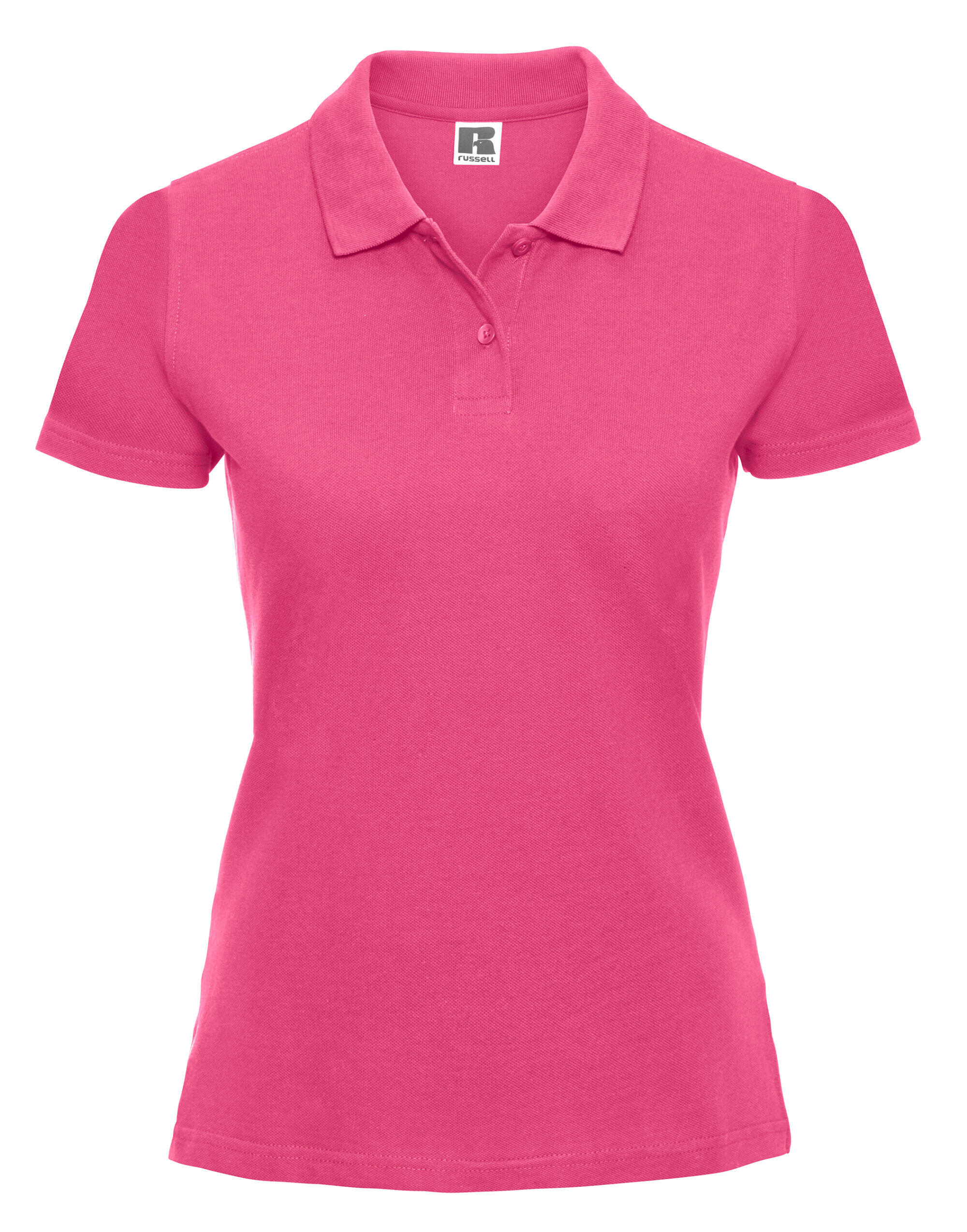 Russell 569F Ladies' Classic Cotton Polo Fuchsia