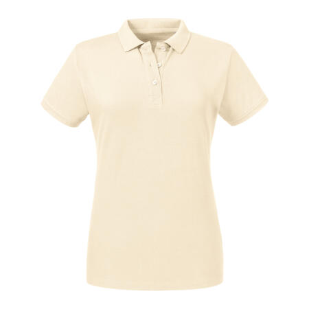 Russell Pure Organic R508F Ladies' Polo Natural