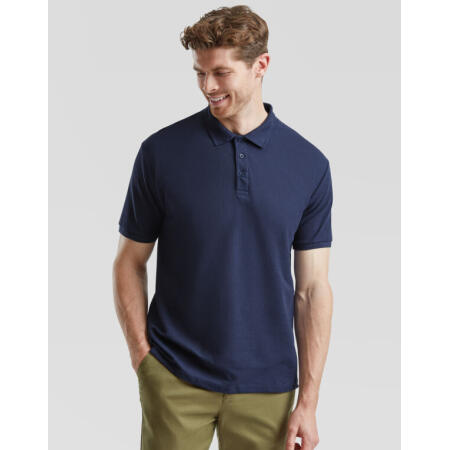 Fruit Of The Loom 63204 Fruit Of The Loom Men's 65/35 Heavy Polo Navy Blue