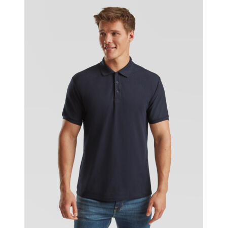 Fruit Of The Loom 63204 Fruit Of The Loom Men's 65/35 Heavy Polo Deep Navy