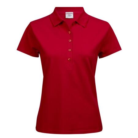 Tee Jays TJ145 Tee Jays Ladies' Luxury Stretch Polo Red
