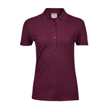 Tee Jays TJ145 Tee Jays Ladies' Luxury Stretch Polo Wine