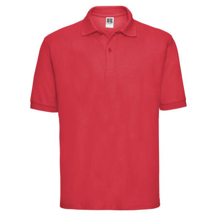 Russell 539M Russell Men's Classic Polycotton Polo Bright Red