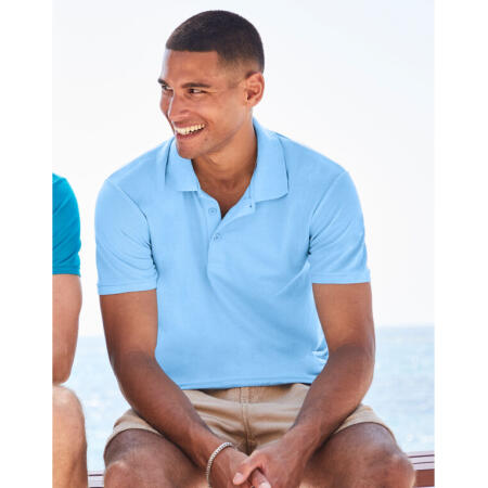 Retro Heather Royal Men's 65/35 Polo