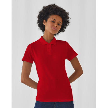Orange ID.001 Women's Piqué Polo