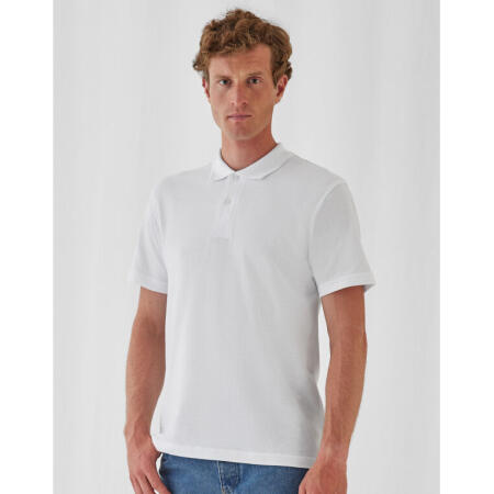 B&C PUI10 ID.001 Short Sleeve Pique Polo Sand