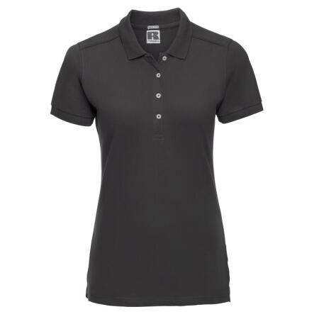 Russell 566F Russell Ladies' Fitted Stretch Polo Black