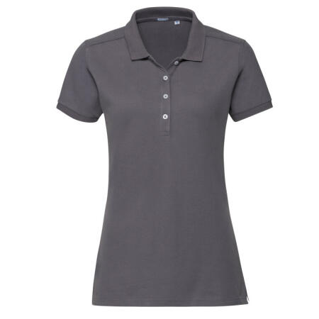 Russell 566F Russell Ladies' Fitted Stretch Polo Convoy Grey