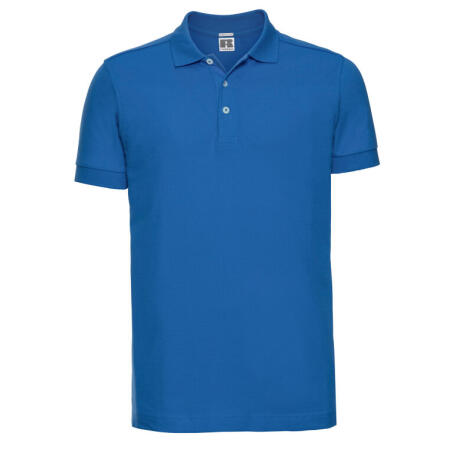 Russell 566M Russell Men's Fitted Stretch Polo Azure Blue