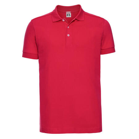 Russell 566M Russell Men's Fitted Stretch Polo Classic Red
