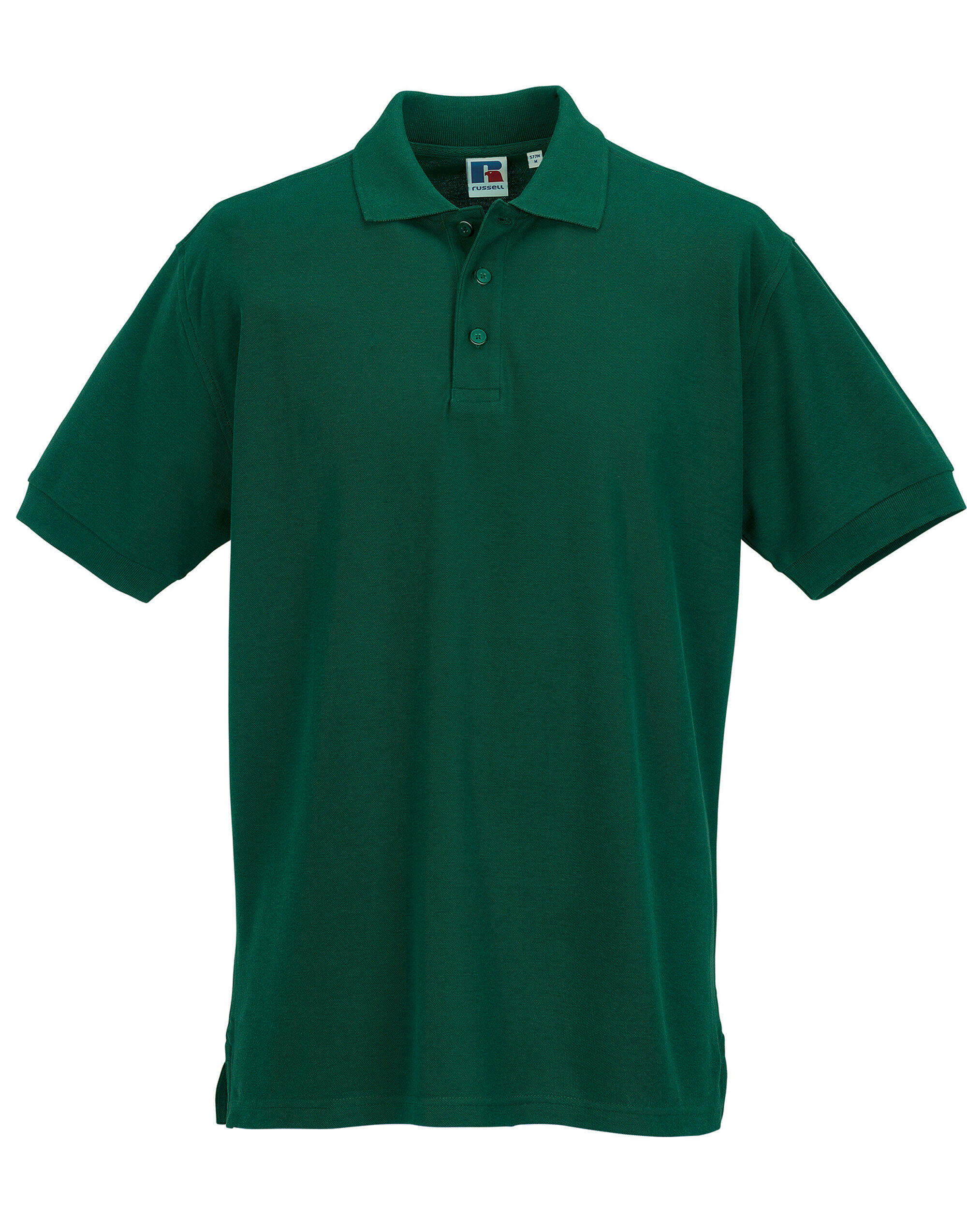 Russell 577M Men's Ultimate Cotton Polo Bottle Green