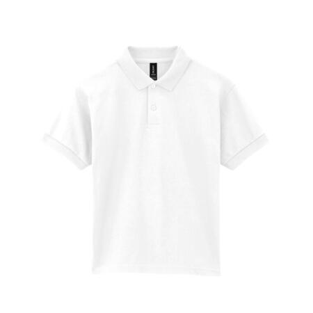 Gildan 8800B Gildan DryBlend Youth Jersey Polo White