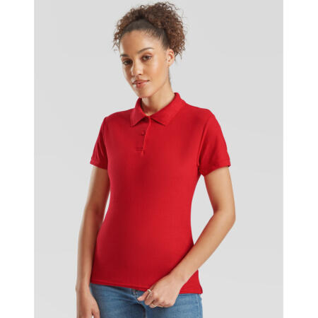 Retro Heather Green Ladies' 65/35 Polo