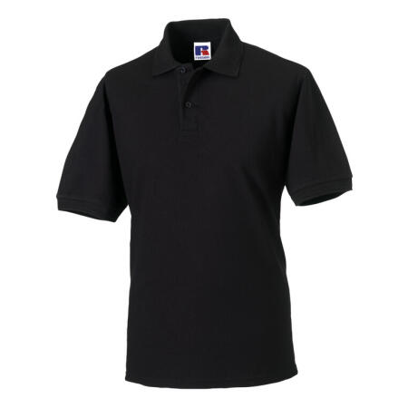Russell 599M Russell Hardwearing Polycotton Polo Black