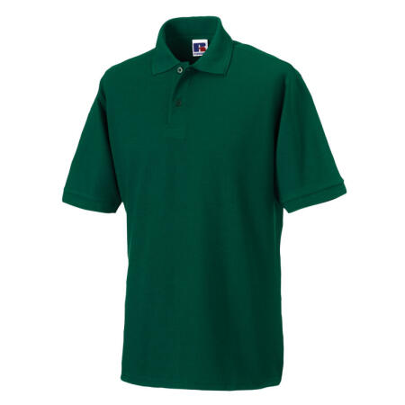 Russell 599M Russell Hardwearing Polycotton Polo Bottle Green