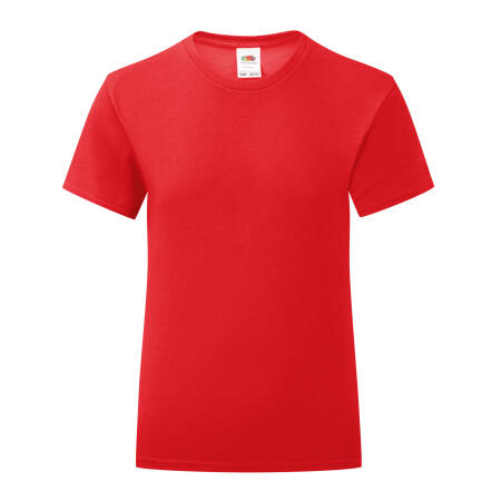 Fruit Of The Loom Red Girl's Iconic 150 T