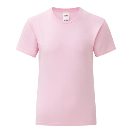 Fruit Of The Loom Light Pink Girl's Iconic 150 T