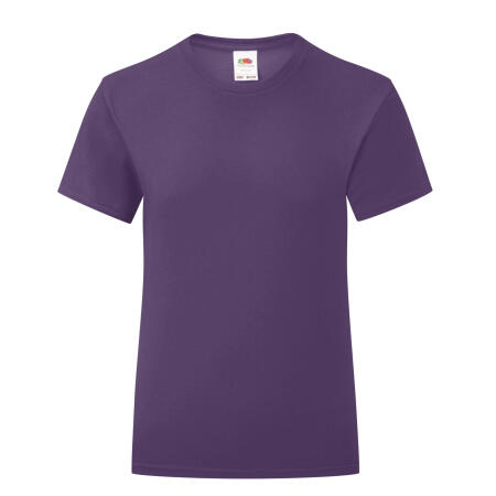 Fruit Of The Loom Purple Girl's Iconic 150 T