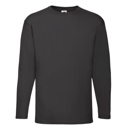 Fruit Of The Loom 61038 Fruit Of The Loom Men's Valueweight L/S T-Shirt Black