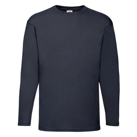 Fruit Of The Loom 61038 Fruit Of The Loom Men's Valueweight L/S T-Shirt Deep Navy