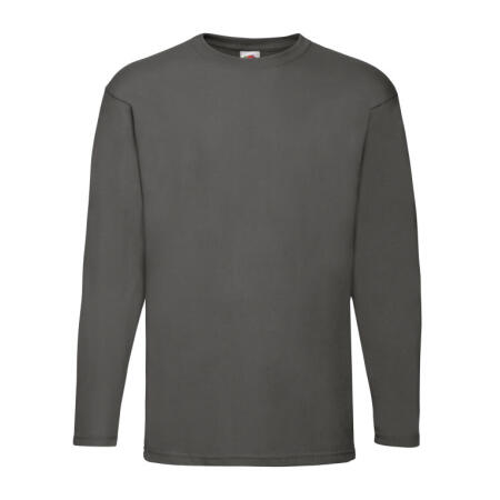 Fruit Of The Loom 61038 Fruit Of The Loom Men's Valueweight L/S T-Shirt Light Graphite