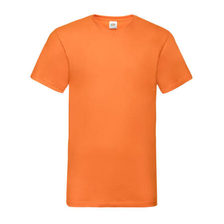 Fruit Of The Loom 61066 Fruit Of The Loom Men's Valueweight V-Neck T Orange