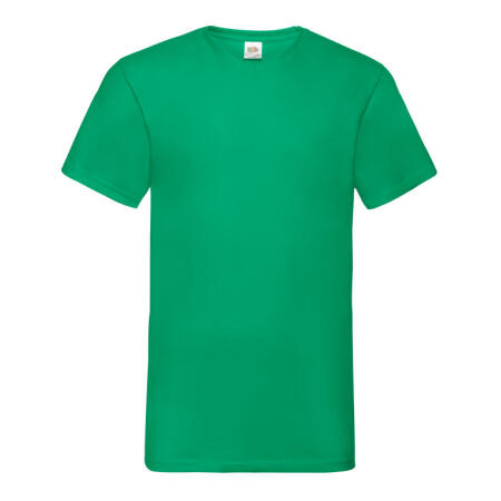 Fruit Of The Loom 61066 Fruit Of The Loom Men's Valueweight V-Neck T Kelly Green
