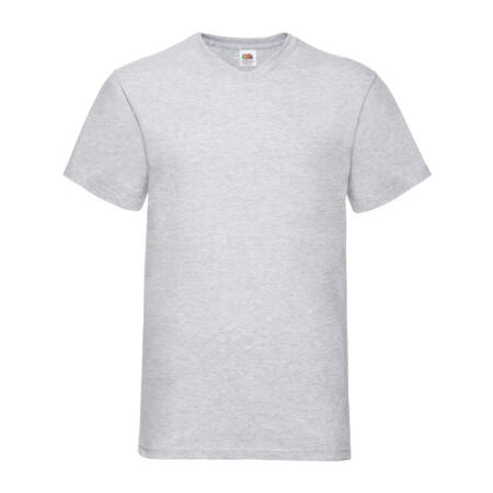 Fruit Of The Loom 61066 Fruit Of The Loom Men's Valueweight V-Neck T Heather Grey