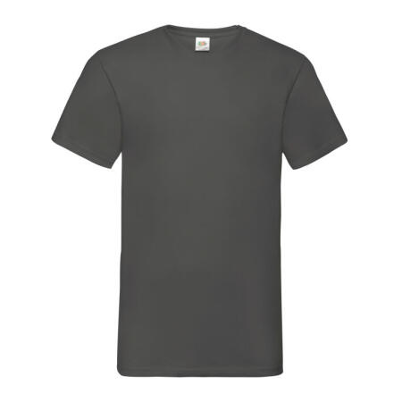 Fruit Of The Loom 61066 Fruit Of The Loom Men's Valueweight V-Neck T Light Graphite