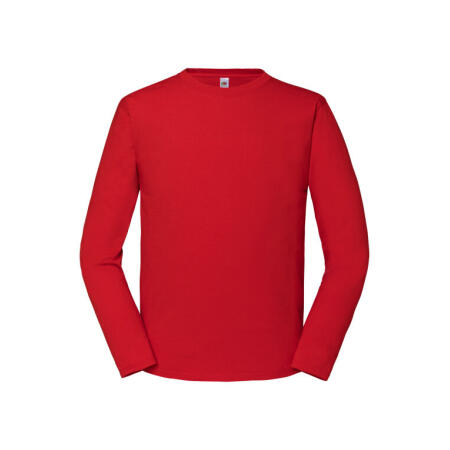 Fruit Of The Loom 61360 Fruit Of The Loom Men's Iconic 195 Premium LS T Red