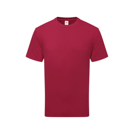 Fruit Of The Loom 61362 Fruit Of The Loom Pure Cotton T Cranberry
