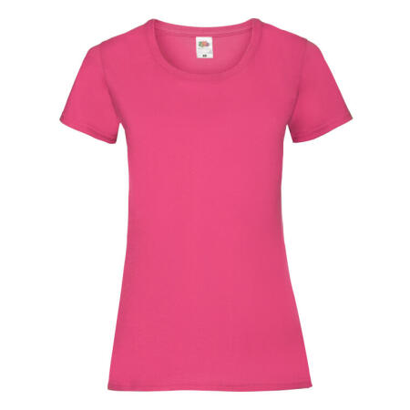 Fruit Of The Loom 61372 Fruit Of The Loom Ladies' Valueweight T Fuchsia