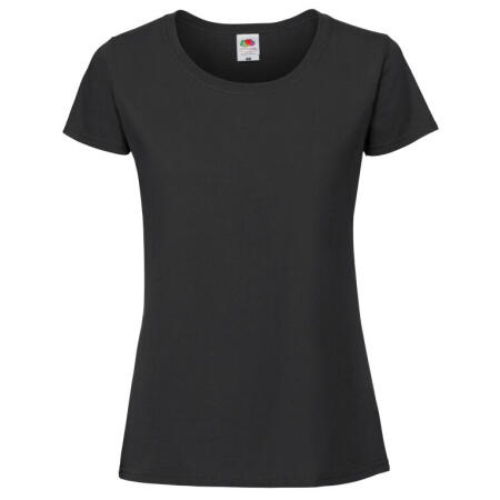 Fruit Of The Loom 61424 Fruit Of The Loom Ladies' Iconic 195 Ring Spun Premium T Black