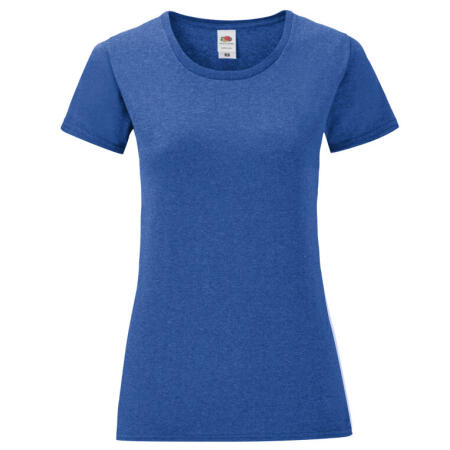 Fruit Of The Loom 61432 Fruit Of The Loom Ladies' Iconic 150 T Retro Heather Royal