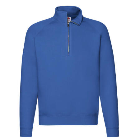 Fruit Of The Loom 62032 Fruit Of The Loom Men's Premium Zip Neck Sweat Royal