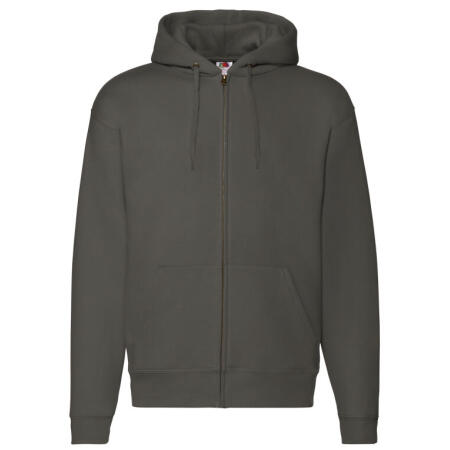 Fruit Of The Loom 62034 Fruit Of The Loom Men's Premium Hooded Sweat Jacket Charcoal