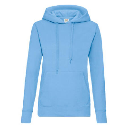 Fruit Of The Loom 62038 Fruit Of The Loom Ladies' Classic Hooded Sweat Sky Blue