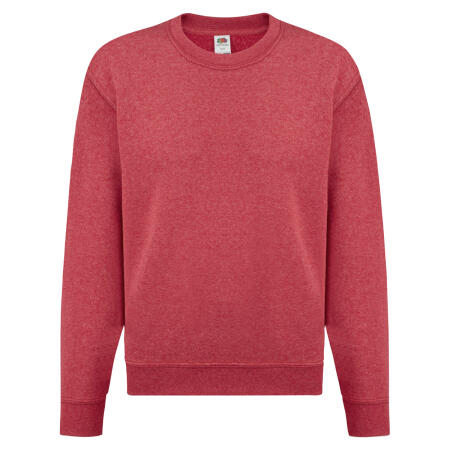 Fruit Of The Loom Vintage Heather Red Kid's Classic Set-In Sweat