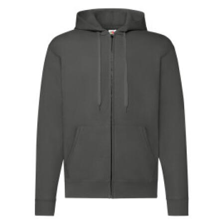Fruit Of The Loom 62062 Fruit Of The Loom Men's Classic Hooded Sweat Jacket Light Graphite