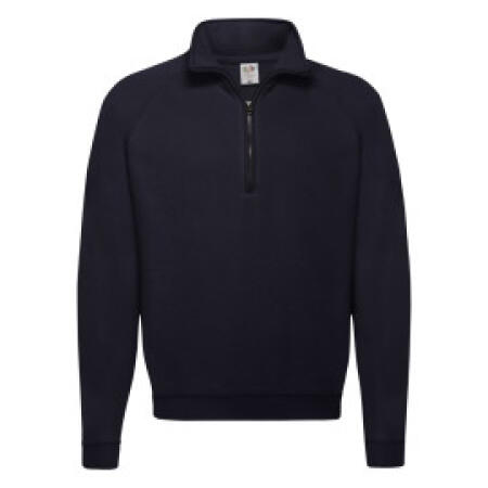 Fruit Of The Loom 62114 Fruit Of The Loom Men's Classic Zip Neck Sweat Deep Navy
