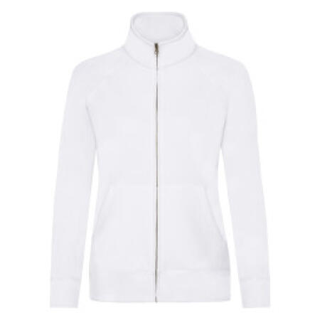 Fruit Of The Loom 62116 Fruit Of The Loom Ladies' Premium Sweat Jacket White