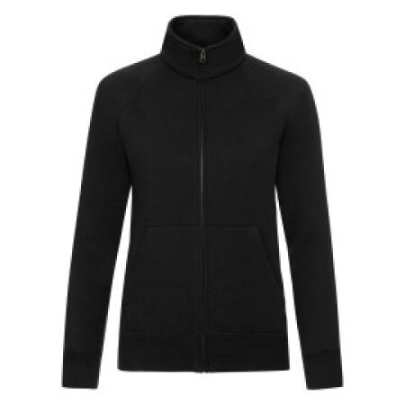 Fruit Of The Loom 62116 Fruit Of The Loom Ladies' Premium Sweat Jacket Black