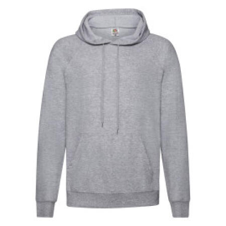 Fruit Of The Loom 62140 Fruit Of The Loom Men's Lightweight Hooded Sweat Heather Grey