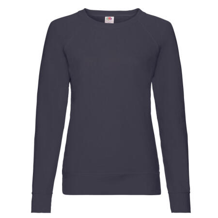 Fruit Of The Loom 62146 Fruit Of The Loom Ladies' L/Weight Raglan Sweat Deep Navy