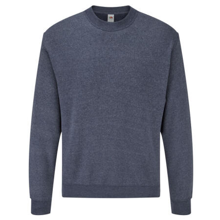 Fruit Of The Loom 62202 Fruit Of The Loom Men's Classic Set-In Sweat Vintage Heather Navy