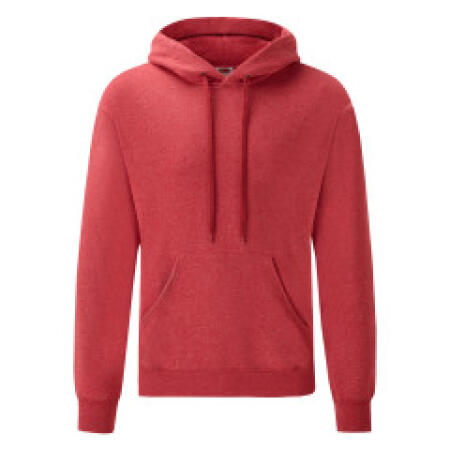 Fruit Of The Loom 62208 Fruit Of The Loom Men's Classic Hooded Sweat Vintage Heather Red