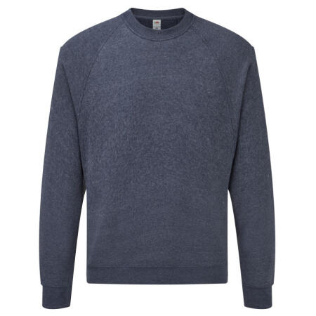 Fruit Of The Loom 62216 Fruit Of The Loom Men's Classic Raglan Sweat Vintage Heather Navy