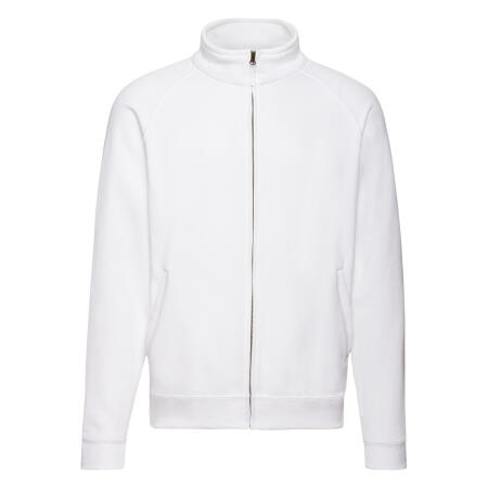 Fruit Of The Loom White Men's Classic Sweat Jacket