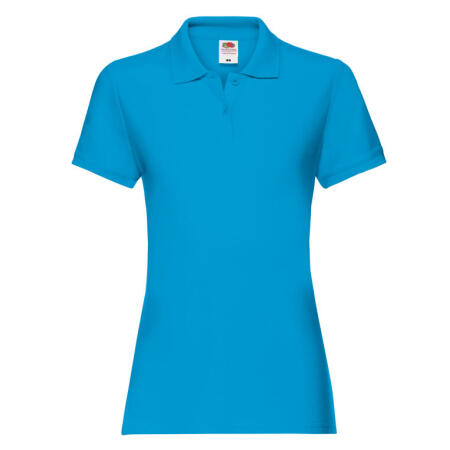 Fruit Of The Loom 63030 Fruit Of The Loom Ladies' Premium Polo Azure Blue