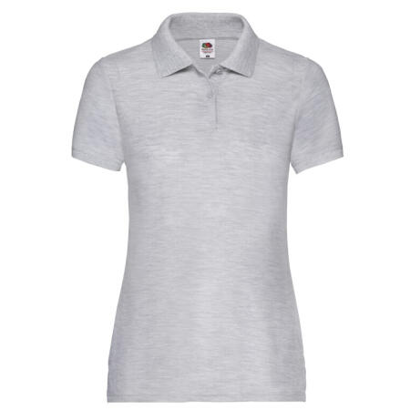 Fruit Of The Loom 63212 Fruit Of The Loom Ladies' 65/35 Polo Heather Grey